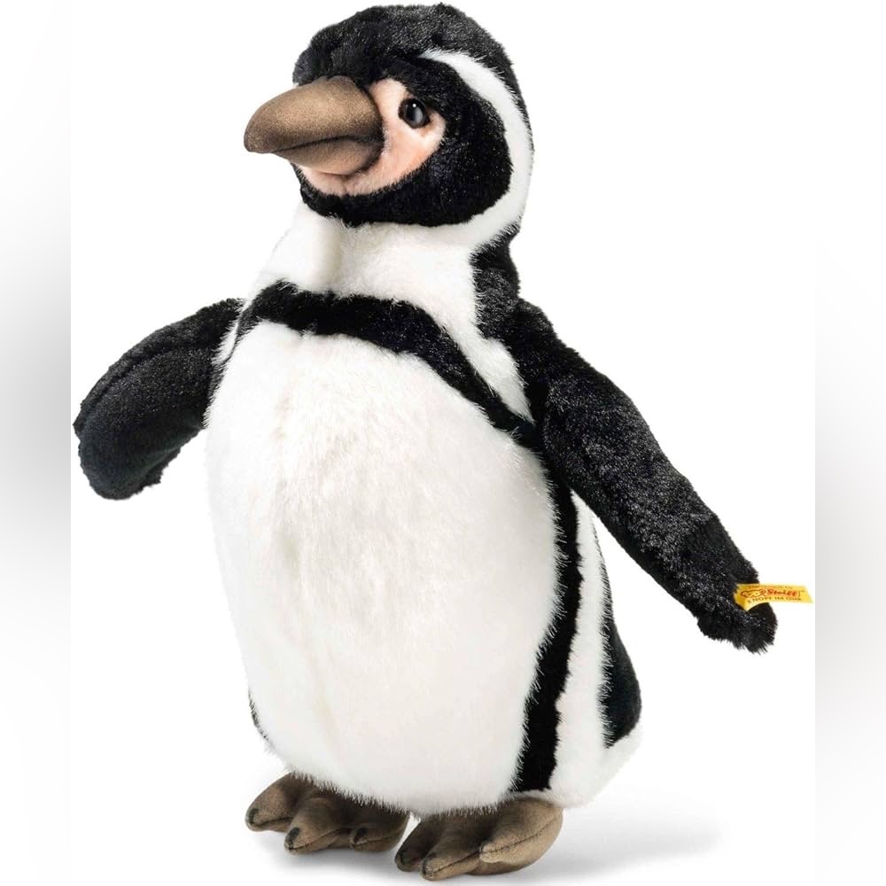 STEIFF Hummi the Humboldt Penguin - National Geographic Plush Toy RARE